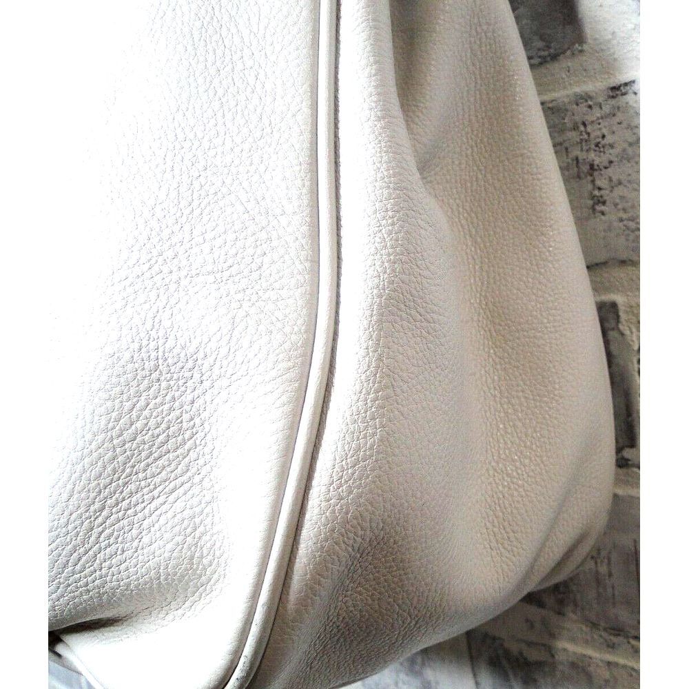Michael Kors Women's‎ Fulton Leather Vanilla White Gold Chain Hand Bag Purse - Picture 4 of 16